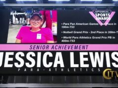 Jessica Lewis Honoured At Sports Awards, March 9 2024