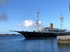 NERO Yacht Leaves St George’s, April 2024