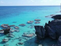 Aerial | Scenic View Of Warwick Long Bay, April 2024