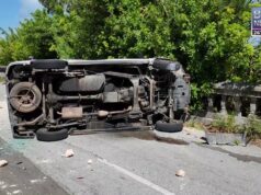 Vehicle Overturns After Collision In Southampton, April 28 2024