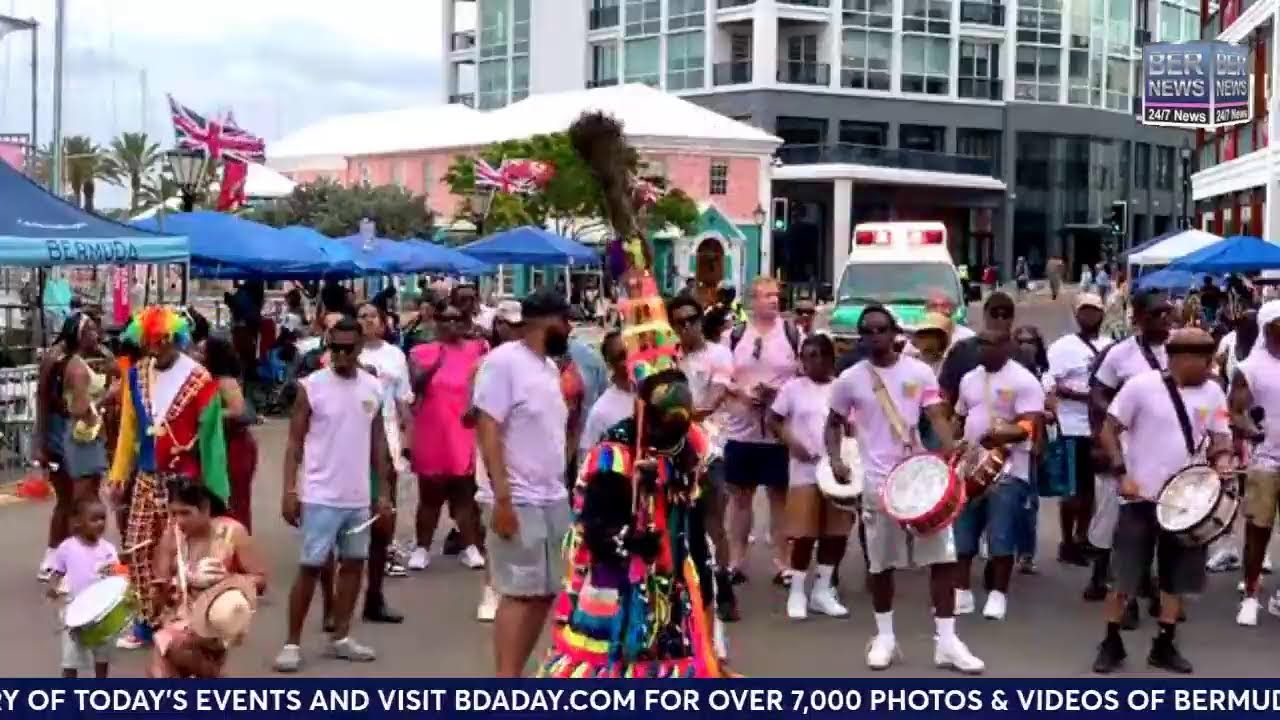 Live Replay Gombeys in the Bermuda Day Parade, May 24 2024 Bernews.TV