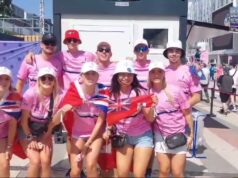 Harvey Supporters At The Olympics, July 29 2024