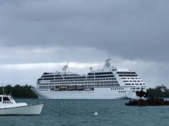 MS Insignia Leaving St Georges, November 2024