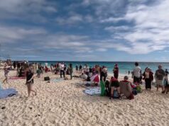 Christmas Day At Elbow Beach, Dec 25 2024