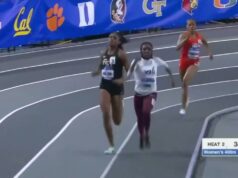 Caitlyn Bobb Wins 400M Heat, March 2025