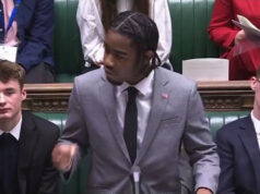 Vincent Darrell Speaks In UK Youth Parliament