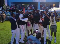 Somerset Celebrate Retaining The Cup, August 1 2025