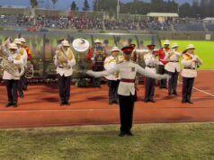 Royal Bermuda Regiment Play Anthem Before Football Game, Oct 10 2025