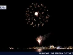 Drone & Fireworks Display In Hamilton, December 7 2025