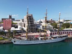 Aerial | ‘Gorch Fock’ Tall Ship In Hamilton, May 29 2026