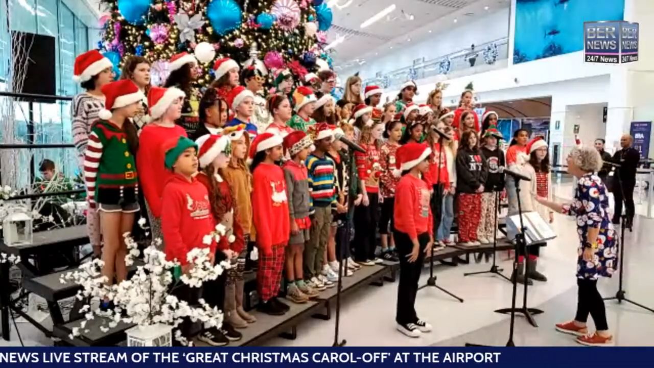 Live Replay | Warwick Academy Secondary Choir At Skyport Bermuda Carol ...