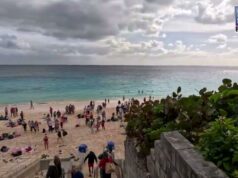 Christmas Day At Elbow Beach, December 25 2025