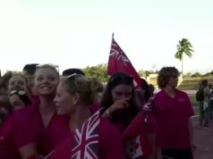 Bermuda In Carifta Swimming Opening Ceremony, April 4 2026