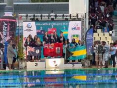 Bermuda’s Swim Team Earn Gold Carifta Medals, April 2026