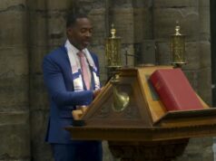 Premier David Burt Speaks At Westminster Abbey, June 1 2026