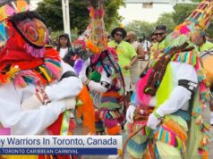 Gombey Warriors In Toronto Caribbean Carnival, August 2026